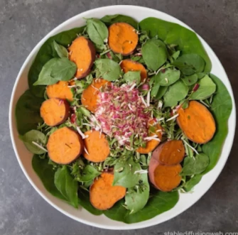 Salade énergisante créole